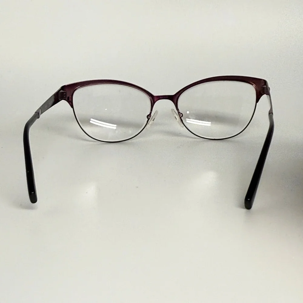 Versace 1397 Cat Eye Eyeglasses Burgundy Purple‎ Frames 53-17-140 22924